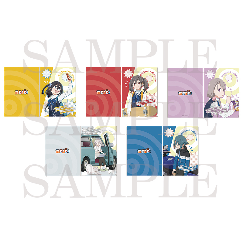 【会場再販】キャラクタービジュアル A4クリアファイル（全5種）